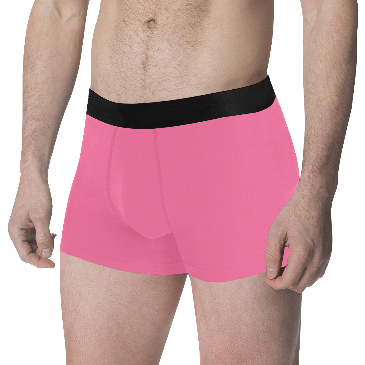 color French pink Men's All Over Print Boxer Briefs (Model L34)