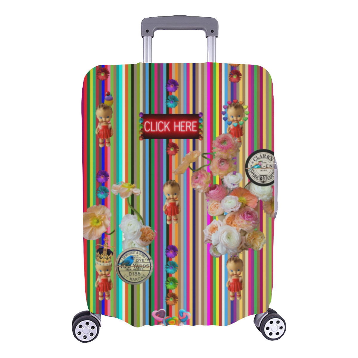 Click Here Dolly Luggage Cover/Large 26"-28"
