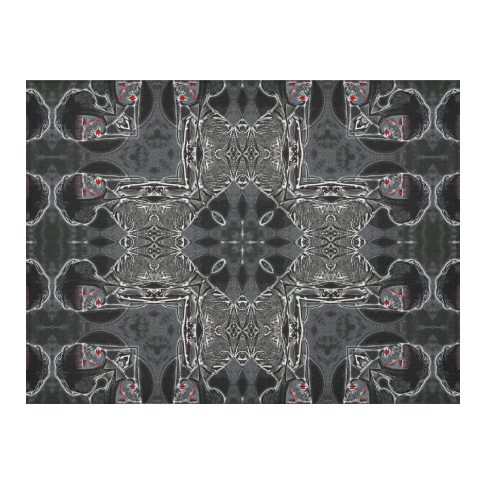 Lilith Design Darkstar Tarot Cloth Cotton Linen Tablecloth 52"x 70"
