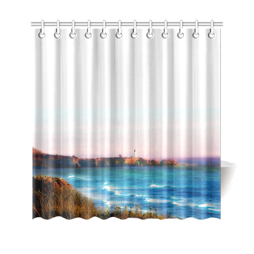 LIghthouse Shower Curtain 69"x70"