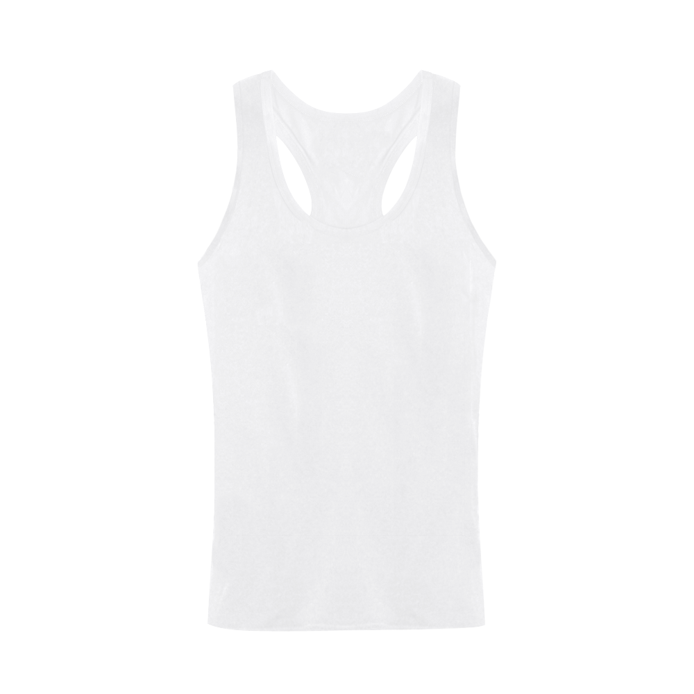 North America stamp Plus-size Men's I-shaped Tank Top (Model T32)