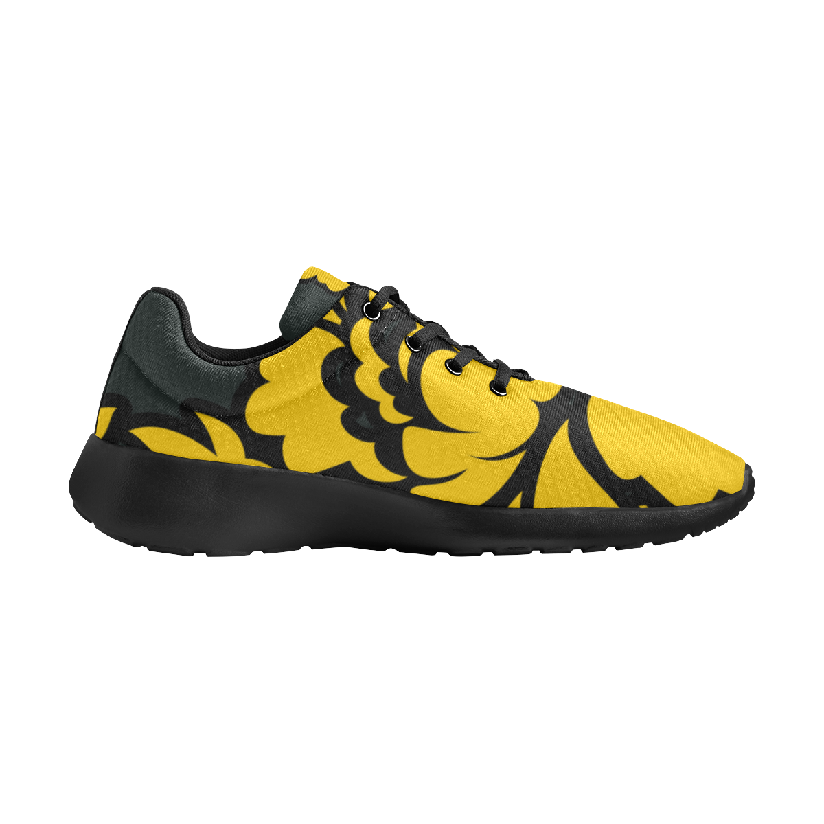 deportivas de hombre estampado amarillo Men's Athletic Shoes (Model 0200)
