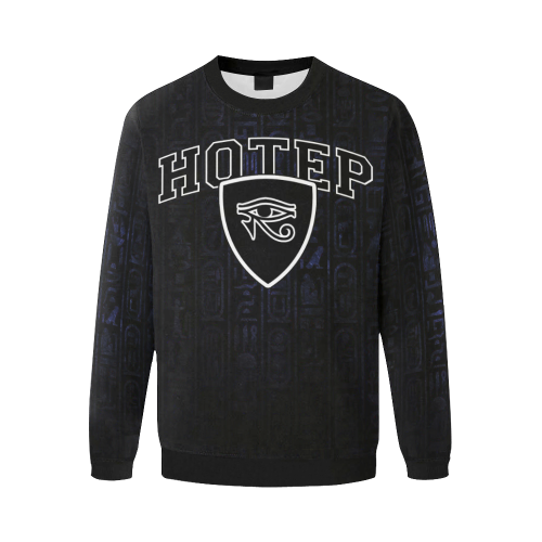 HOTEP EYES Men's Oversized Fleece Crew Sweatshirt (Model H18)