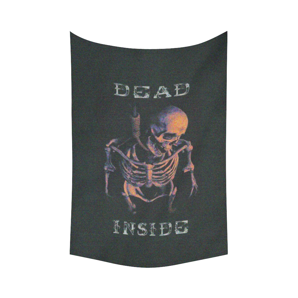 Dead Inside Dark Gothic Underground Cotton Linen Wall Tapestry 60"x 90"