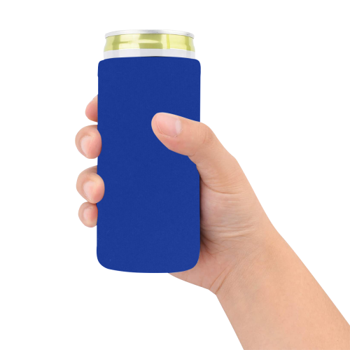 color Egyptian blue Neoprene Can Cooler 5" x 2.3" dia.