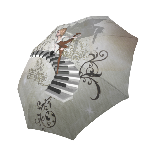 Music, dancing fairy Auto-Foldable Umbrella (Model U04)