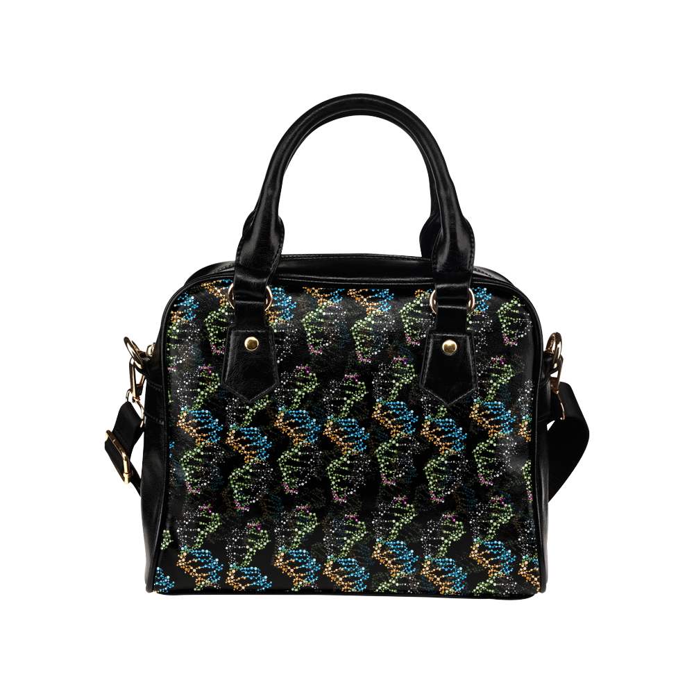 DNA pattern - Biology - Scientist Shoulder Handbag (Model 1634)