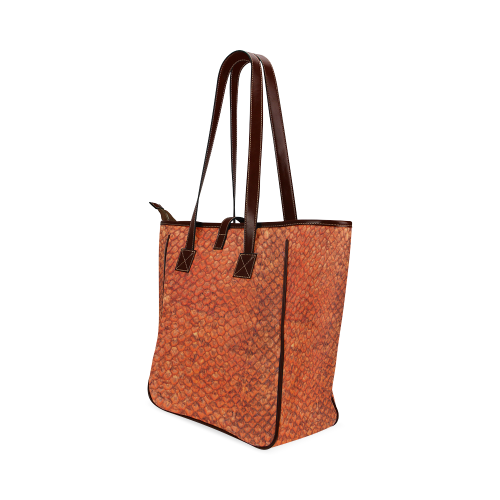SNAKE LEATHER 4 Classic Tote Bag (Model 1644)