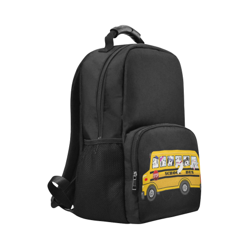 Back To School ~ Black Unisex Laptop Backpack (Model 1663)