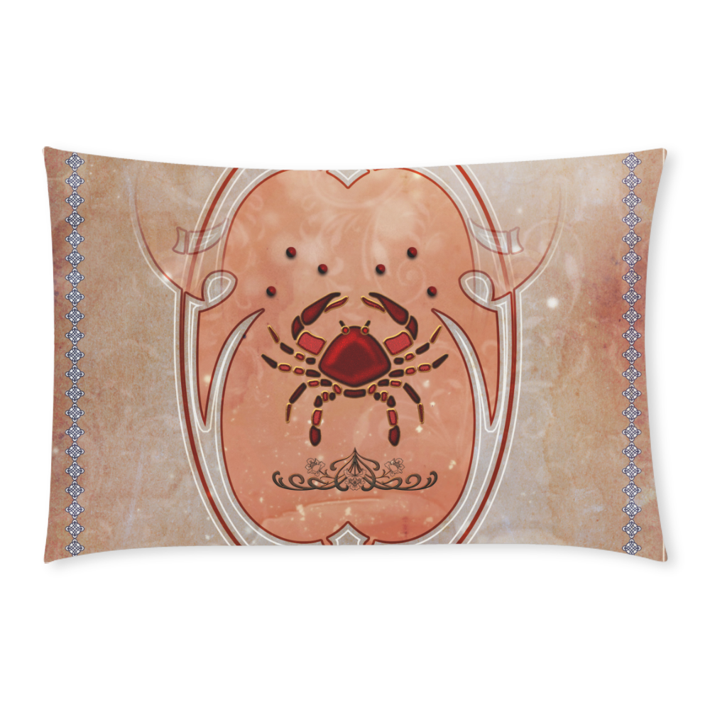 Decorative crab 3-Piece Bedding Set