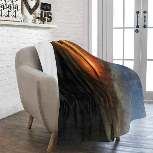 sunset brilliant Ultra-Soft Micro Fleece Blanket 43''x56''