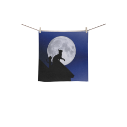 Moon Cat Square Towel 13“x13”