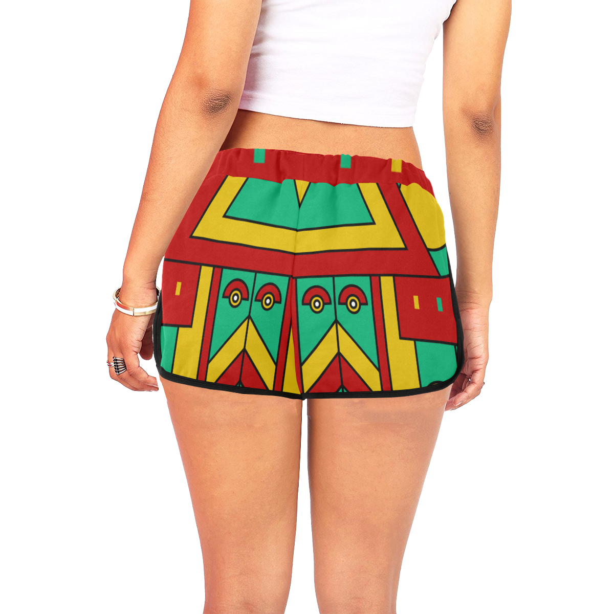 Aztec Spiritual Tribal Women's All Over Print Relaxed Shorts (Model L19)