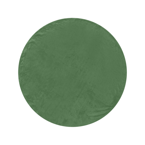 color artichoke green Circular Ultra-Soft Micro Fleece Blanket 60"