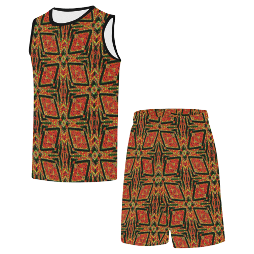 geometric doodle 2 All Over Print Basketball Uniform