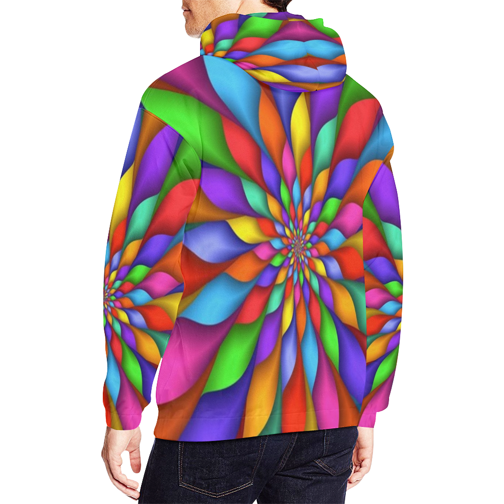 RAINBOW SKITTLES All Over Print Hoodie for Men (USA Size) (Model H13)