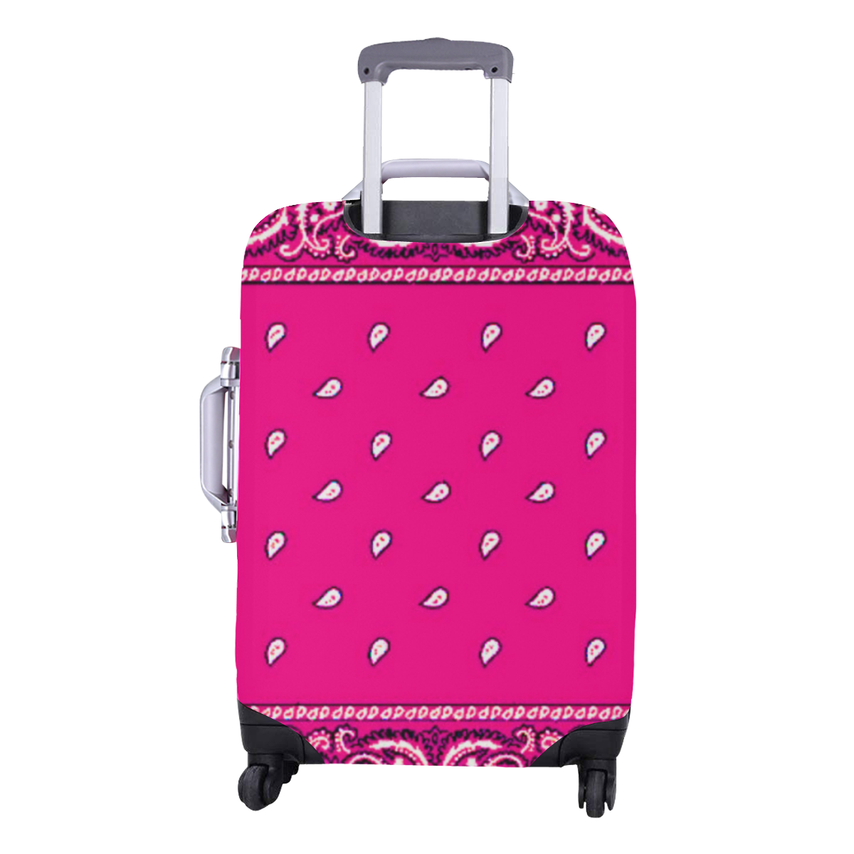 KERCHIEF PATTERN PINK Luggage Cover/Medium 22"-25"