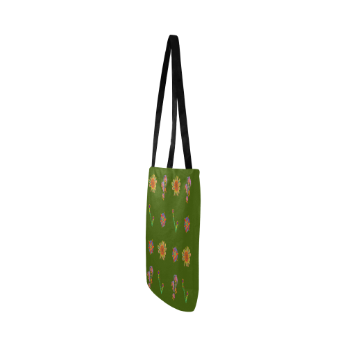 Super Tropical Floral 3 Reusable Shopping Bag Model 1660 (Two sides)