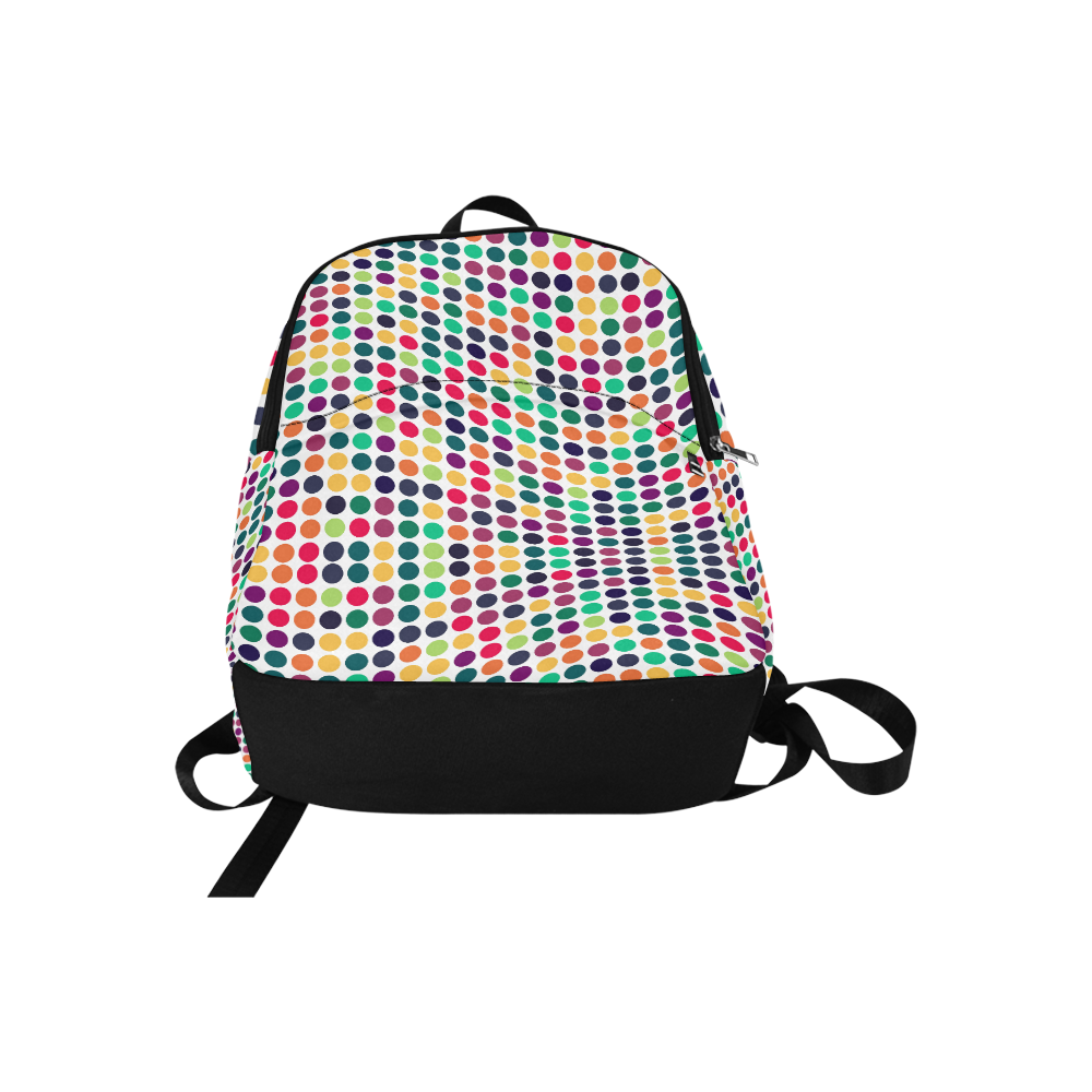 dots Fabric Backpack for Adult (Model 1659)