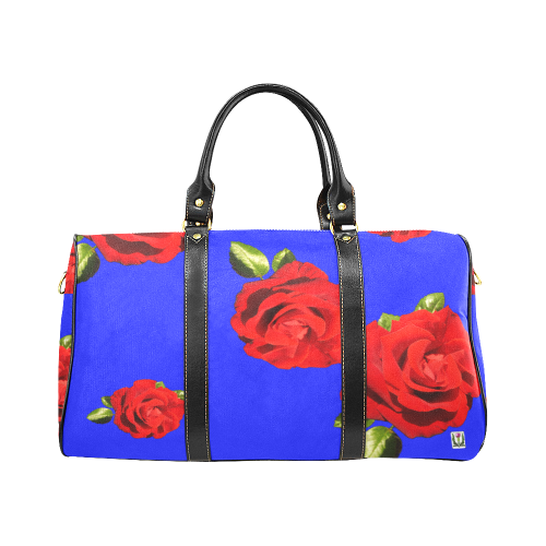 Fairlings Delight's Floral Luxury Collection- Red Rose Waterproof Travel Bag/Large 53086d11 New Waterproof Travel Bag/Large (Model 1639)