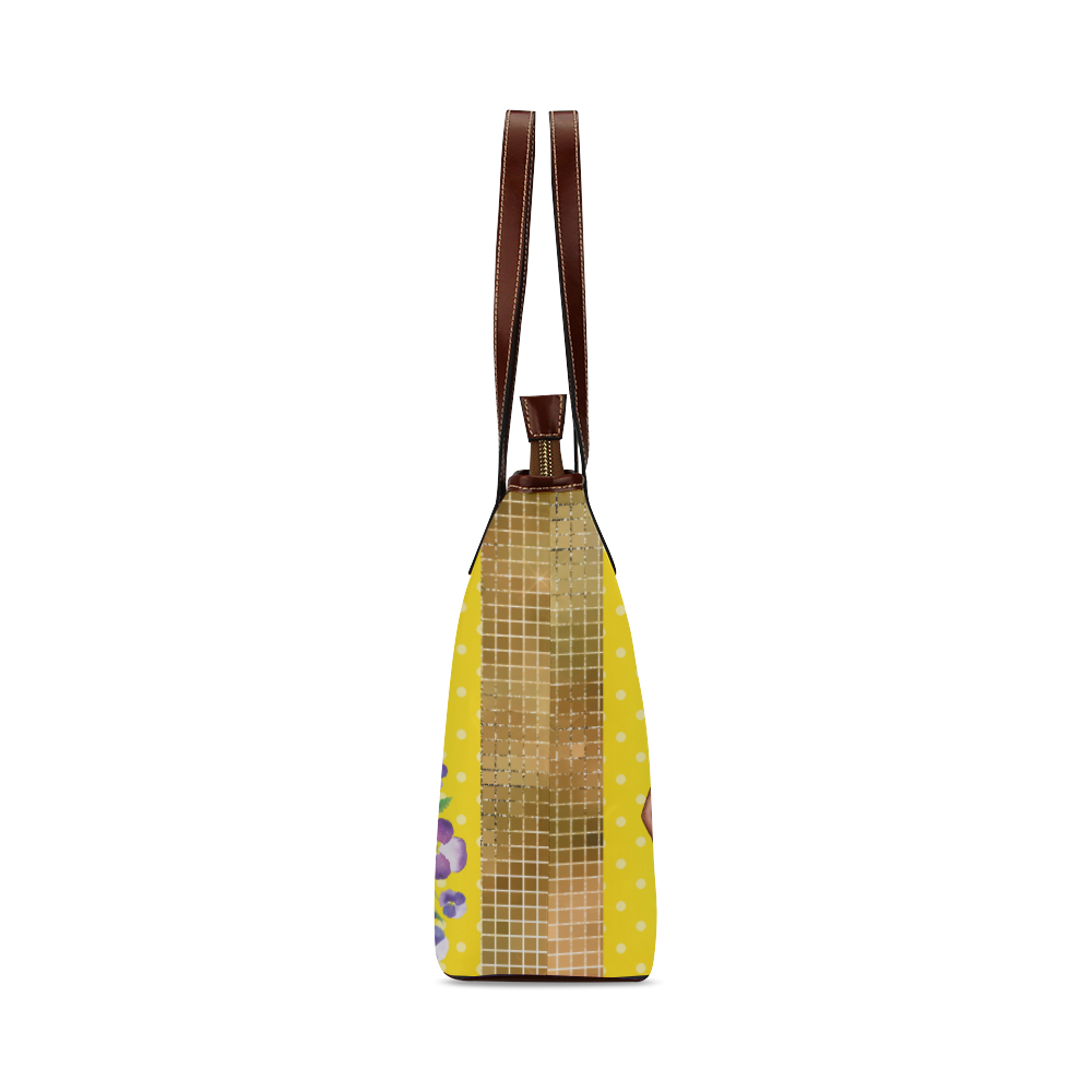 Fairlings Delight's Pop Art Collection- Love 53086 Shoulder Tote Bag (Model 1646)