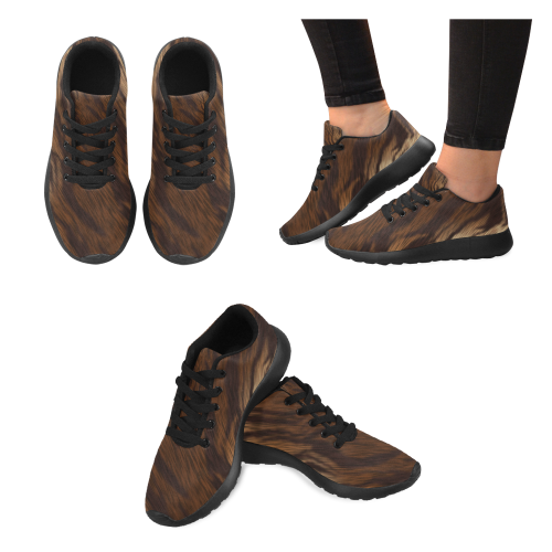 Animal Fur by Jera Nour Women's Running Shoes/Large Size (Model 020)