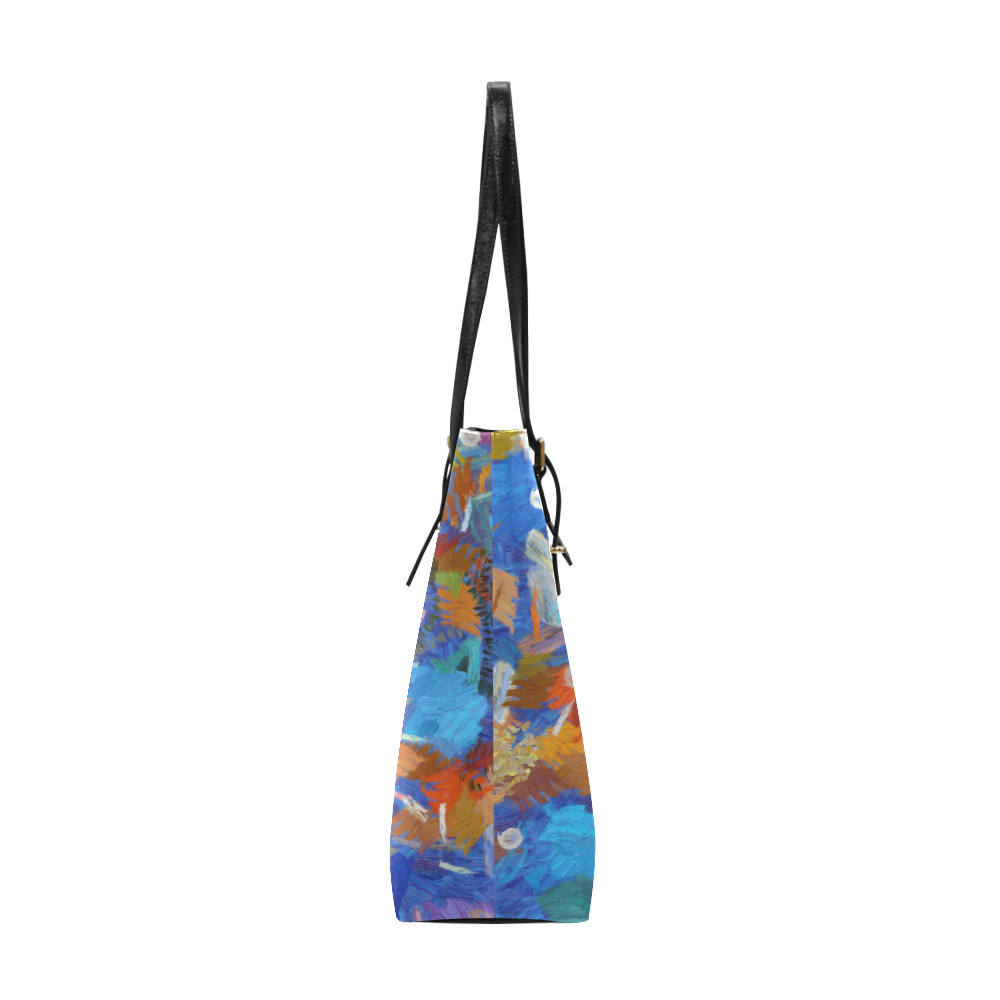 Colorful paint strokes Euramerican Tote Bag/Small (Model 1655)