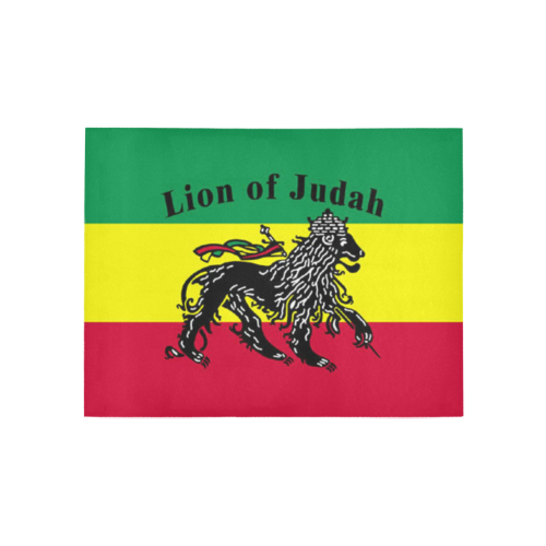 RASTA LION OF JUDAH Area Rug 5'3''x4'
