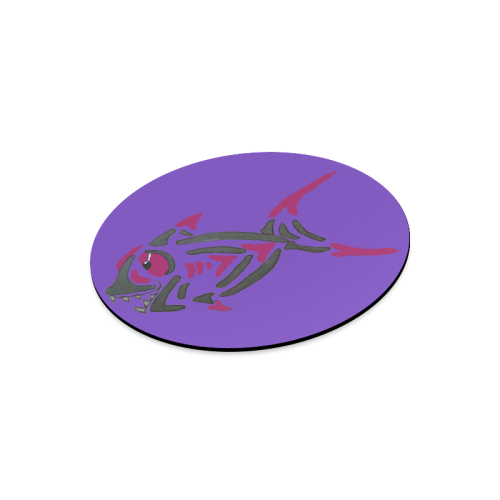 Baby Sharkgirl Round Mousepad