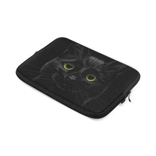Black Cat Laptop Sleeve 10''