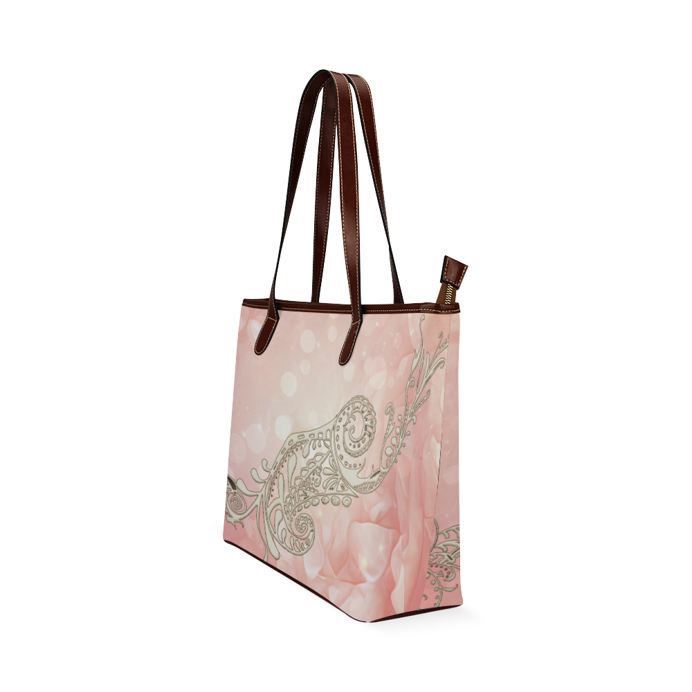 Wonderful flowers Shoulder Tote Bag (Model 1646)