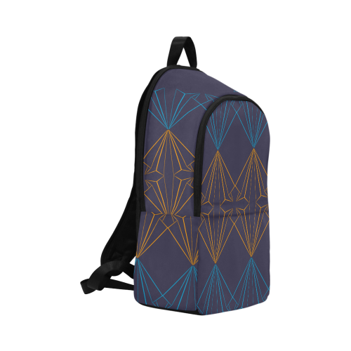 paper planes blu Fabric Backpack for Adult (Model 1659)