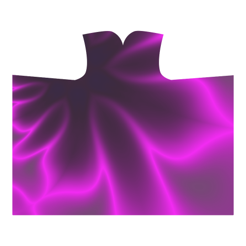Purple Blossom Hooded Blanket 60''x50''