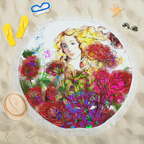 Venus Circular Beach Shawl 59"x 59"