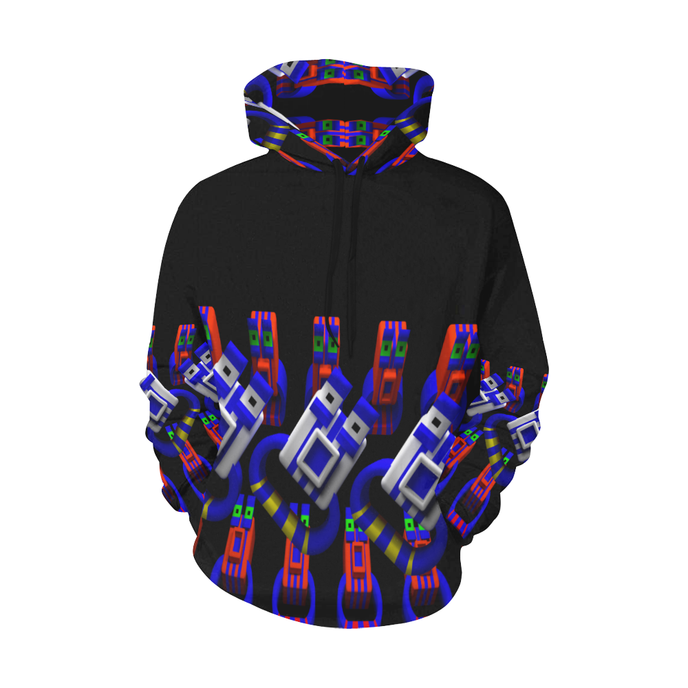 A Weird Chain of Events by Jay Trevor All Over Print Hoodie for Women (USA Size) (Model H13)