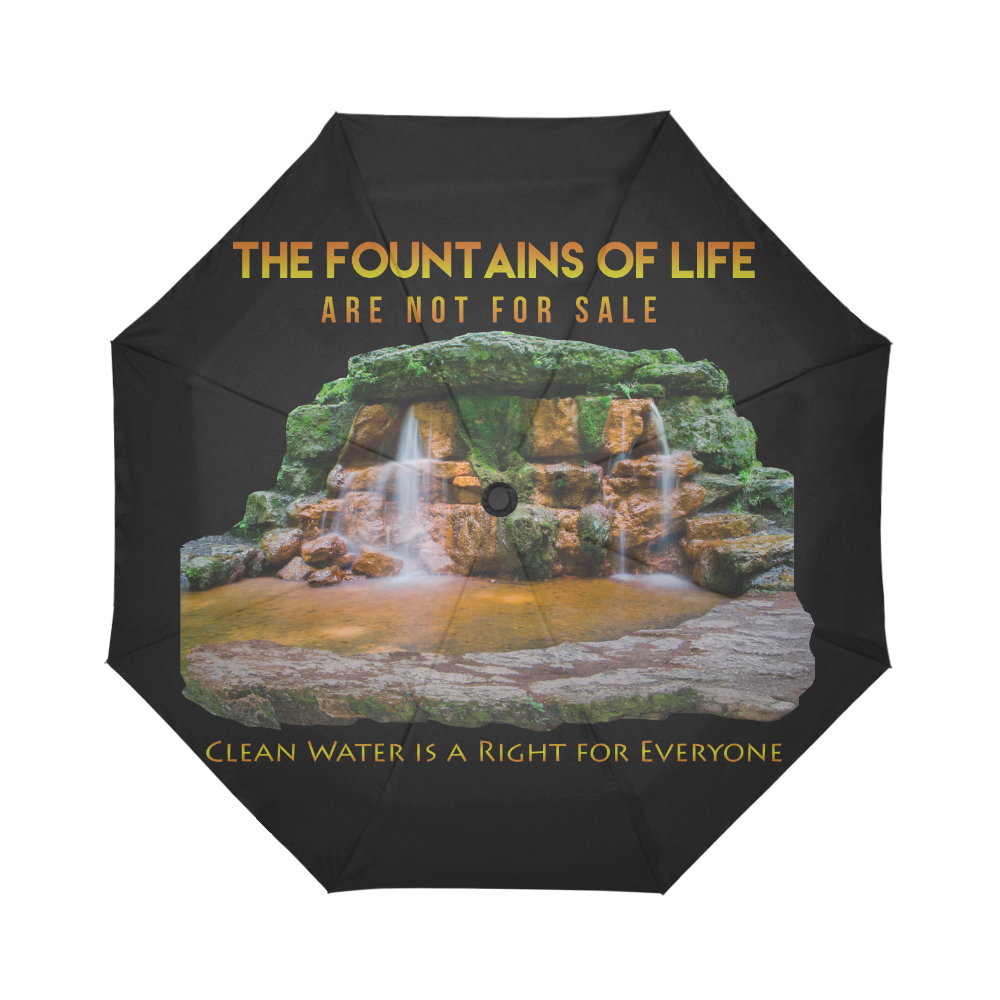 Fountains-of-Life Umbrella Auto-Foldable Umbrella (Model U04)