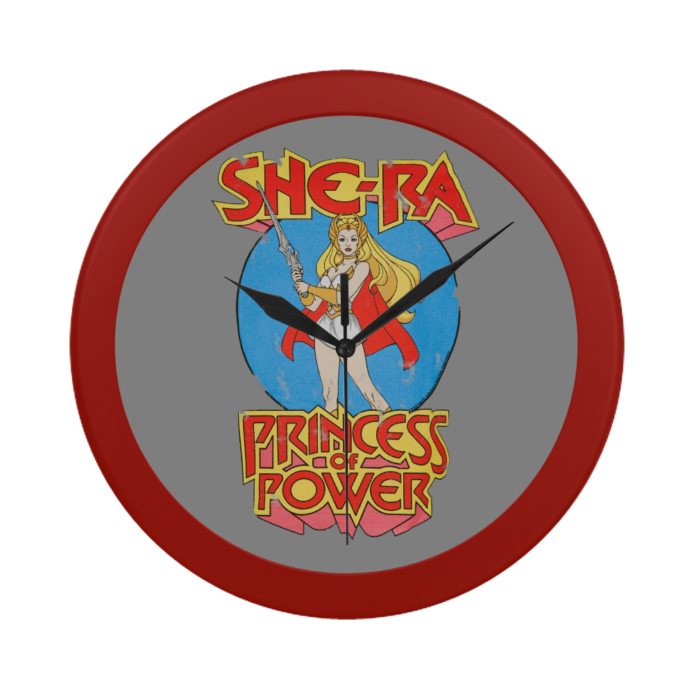 She-Ra Princess of Power Circular Plastic Wall clock
