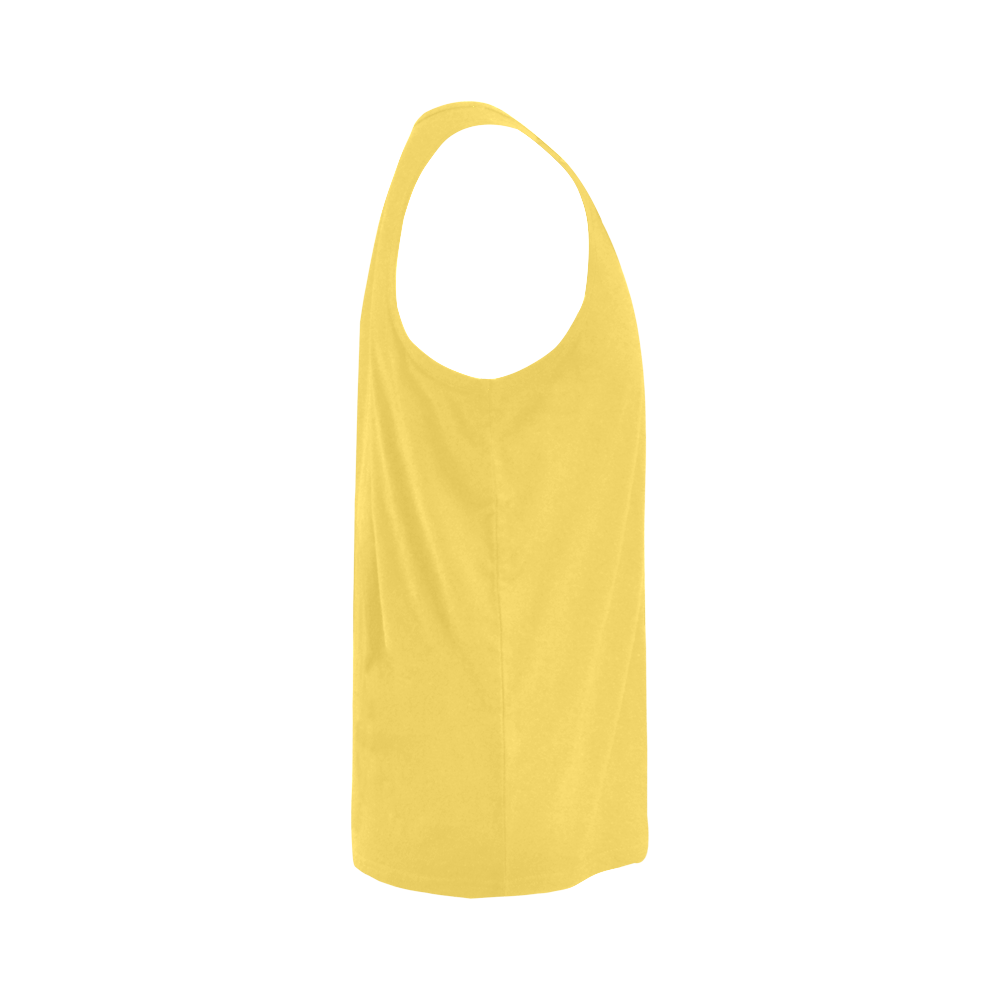 color mustard All Over Print Tank Top for Men (Model T43)