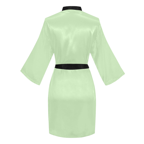 color tea green Long Sleeve Kimono Robe