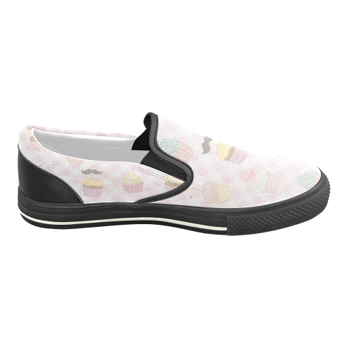 Cupcakes Slip-on Canvas Shoes for Kid (Model 019)