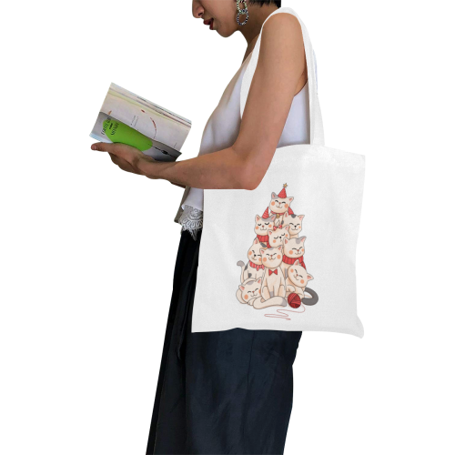 kitties Canvas Tote Bag/Small (Model 1700)