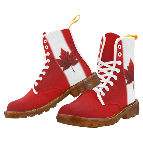 Canada Flag Boots Classic Canada Martin Boots For Women Model 1203H