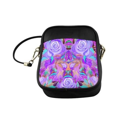 Floral bright colors with frise 6 Sling Bag (Model 1627)