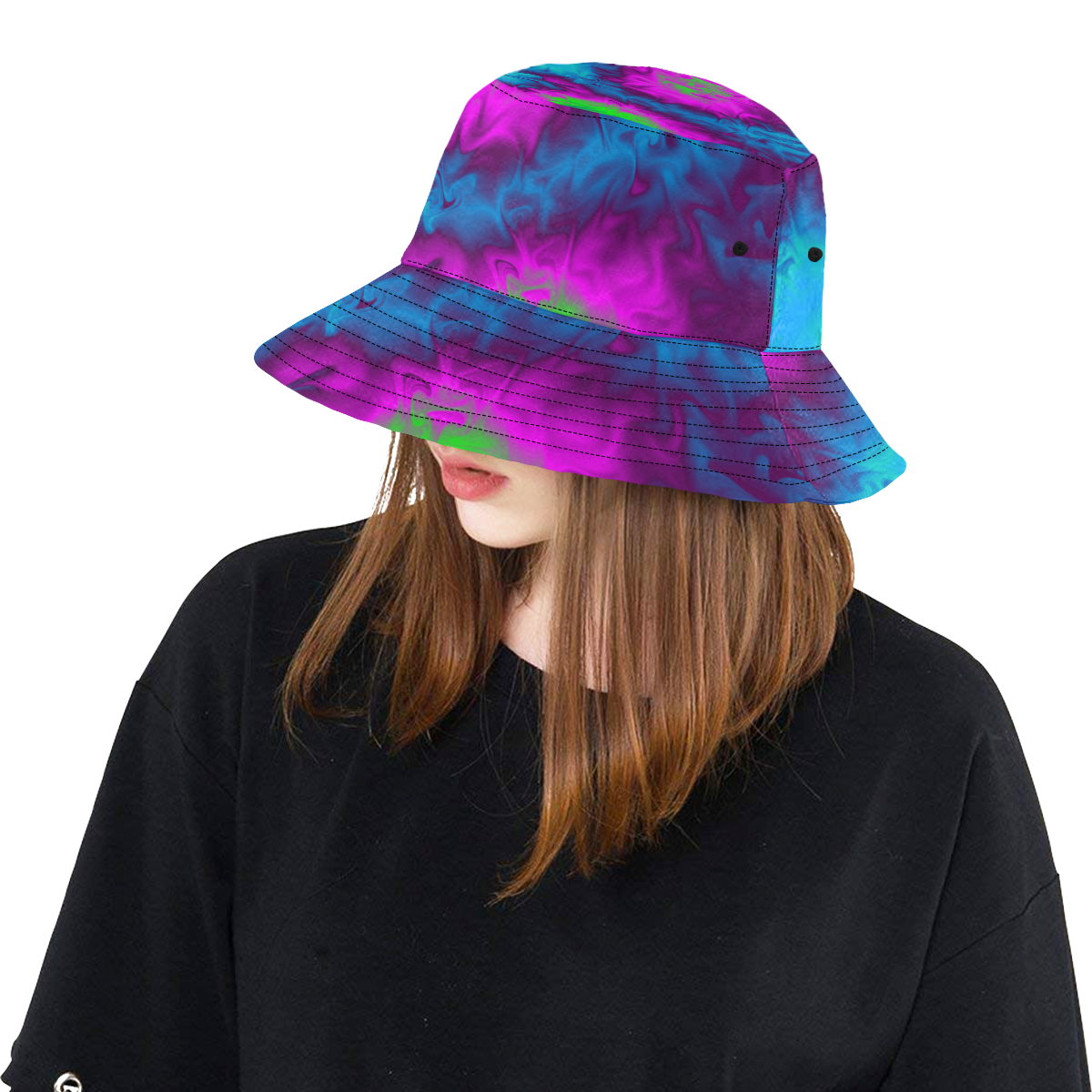 Stormy All Over Print Bucket Hat