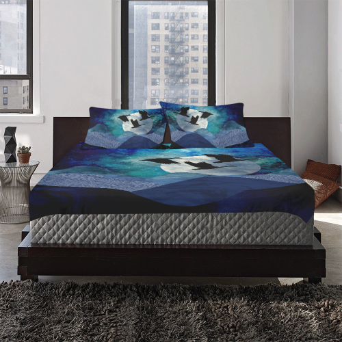 Night In The Mountains 3-Piece Bedding Set
