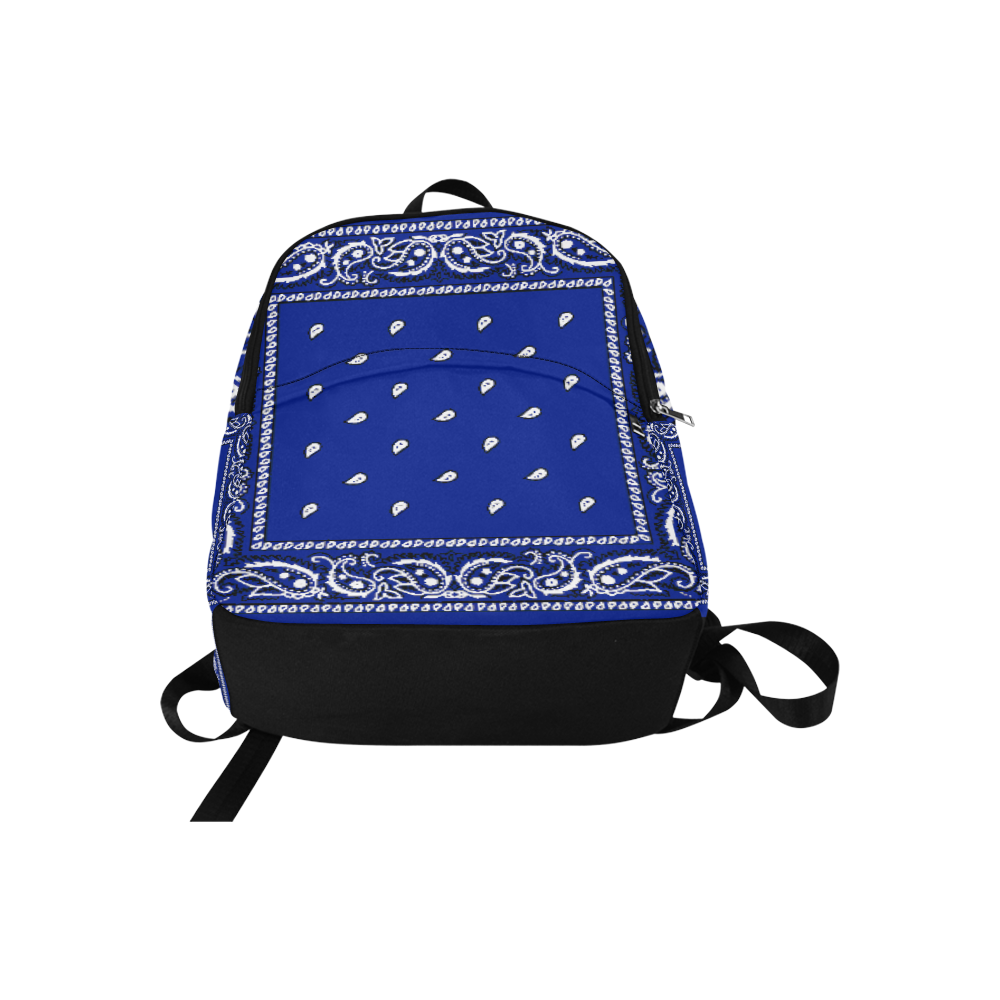KERCHIEF PATTERN BLUE Fabric Backpack for Adult (Model 1659)
