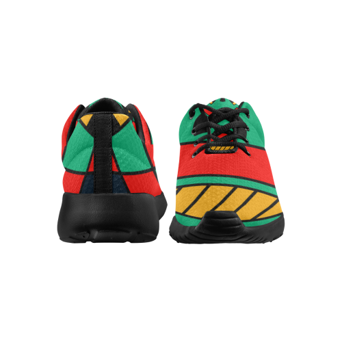 African Scary Tribal Men's Athletic Shoes (Model 0200)