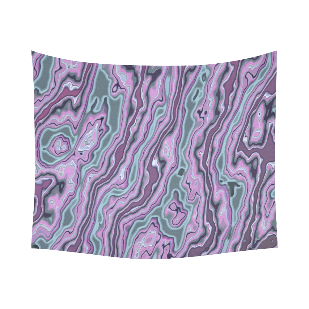 Purple marble Cotton Linen Wall Tapestry 60"x 51"