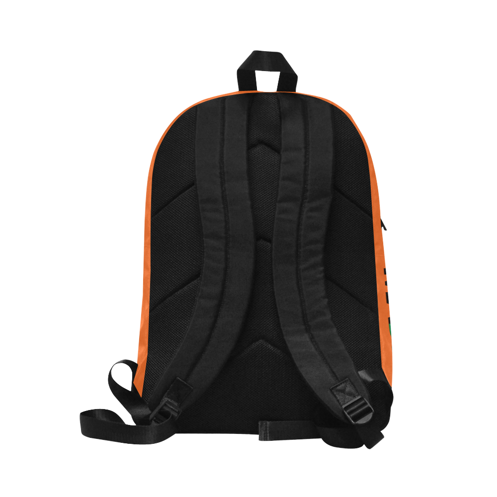 MY HBCU MADE ME Backpack Orange Unisex Classic Backpack (Model 1673)