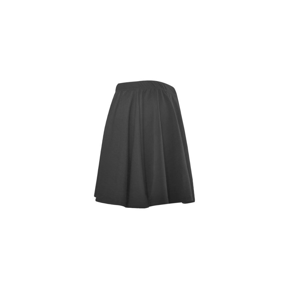 Charcoal black gradient Mini Skating Skirt (Model D36)